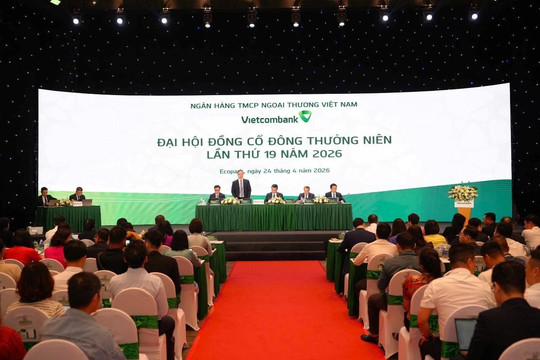 Vietcombank thông qua kế hoạch phát hành hơn 1 tỷ cổ phiếu năm 2026