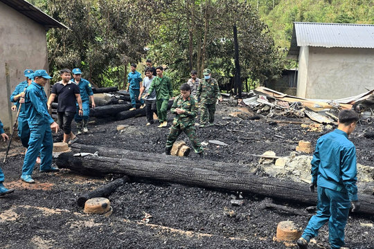 Cháy nhà trong đêm ở Lai Châu, 3 trẻ nhỏ tử vong thương tâm