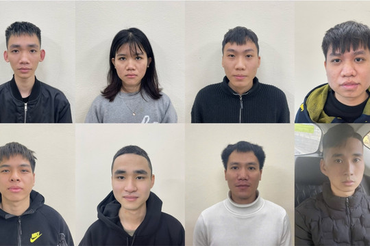 Khởi tố nhóm mở nhiều tài khoản ngân hàng, tiếp tay rửa tiền cho đường dây lừa đảo