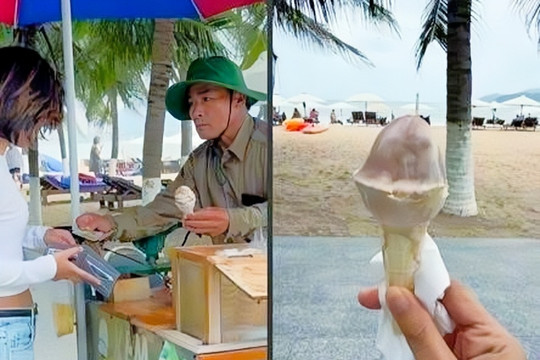 Bán kem 100.000 đồng/cây cho du khách, người đàn ông bị tạm giữ xe