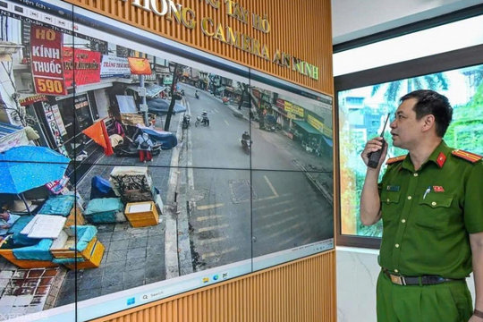 Nhiều nơi ở Hà Nội chủ động lắp camera hỗ trợ xử lý vi phạm trật tự đô thị