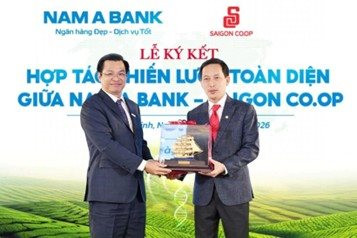 Nam A Bank hợp tác cùng Saigon Co.op phát triển mô hình hệ sinh thái tiêu dùng – tài chính tích hợp