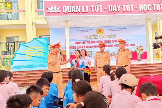 Hơn 1.300 học sinh được trang bị kỹ năng phòng, chống đuối nước trước mùa hè
