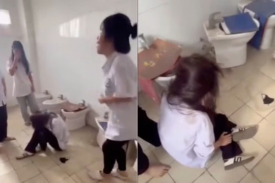 Phú Thọ xác minh vụ nữ sinh lớp 10 bị đánh hội đồng trong nhà vệ sinh trường