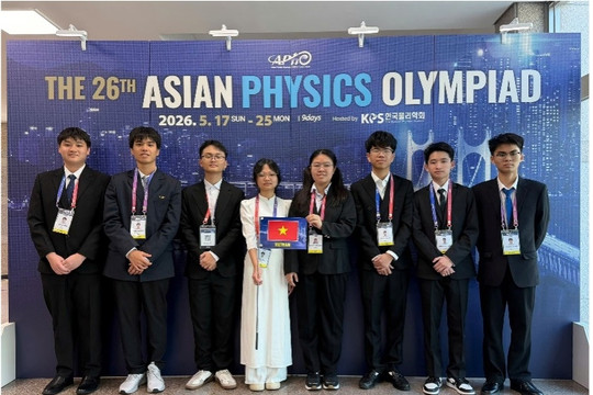 Việt Nam đoạt 8 huy chương Olympic Vật lý châu Á lần thứ 26