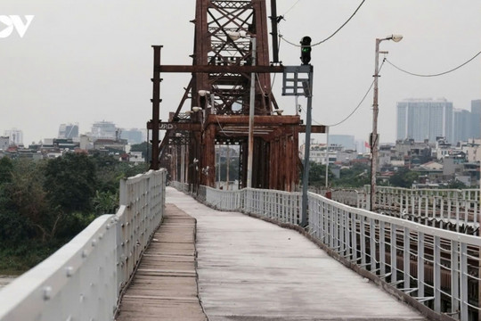 Hoàn tất sửa chữa, cầu Long Biên mở cửa trở lại từ rạng sáng 28/5
