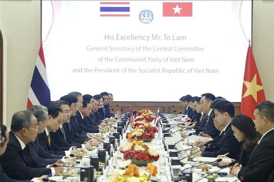 Tổng Bí thư, Chủ tịch nước Tô Lâm và Thủ tướng Thái Lan hội đàm