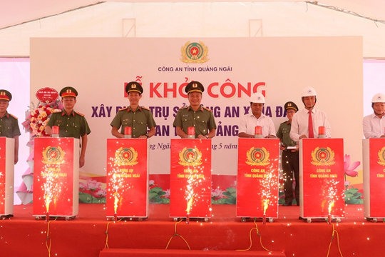 Quảng Ngãi xây dựng 6 trụ sở công an các xã biên giới