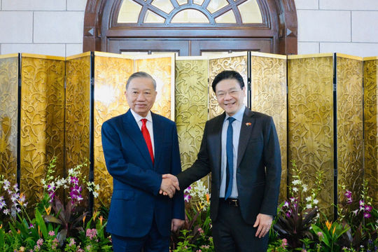 Tổng Bí thư, Chủ tịch nước Tô Lâm hội đàm với Thủ tướng Singapore Lawrence Wong