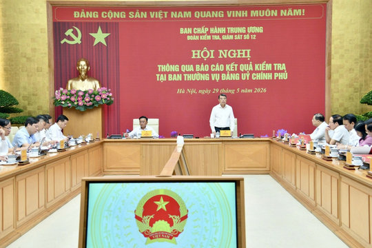 Đảng ủy Chính phủ hoàn thành khối lượng công việc lớn, có những đột phá