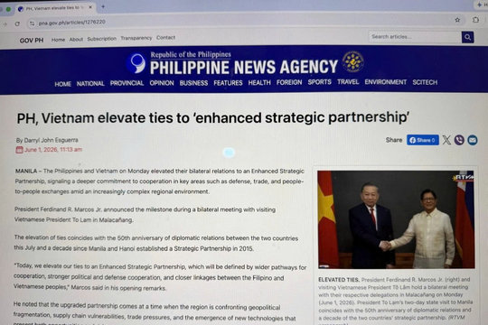 Báo chí Philippines đưa tin đậm nét về chuyến thăm của Tổng Bí thư, Chủ tịch nước