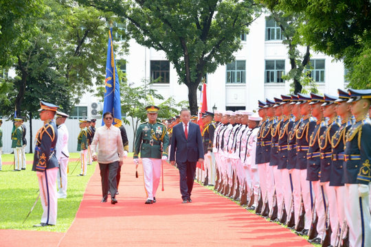 Lễ đón trọng thể Tổng Bí thư, Chủ tịch nước Tô Lâm thăm cấp Nhà nước Philippines