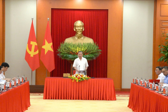 Tổng Bí thư, Chủ tịch nước Tô Lâm làm việc với Ban Tổ chức Trung ương