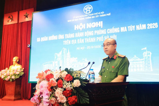 Hà Nội ra quân tháng hành động phòng chống ma túy năm 2026
