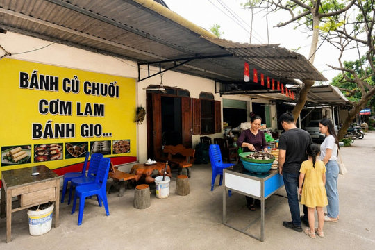Món bánh dân dã khiến du khách nhớ mãi khi đến Tân Kỳ, Thái Nguyên