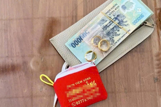 Tìm lại gần 1 cây vàng cho người dân đánh rơi chỉ sau 4 giờ