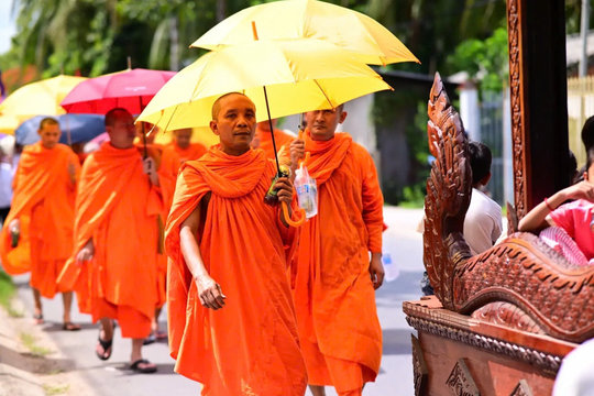 Độc đáo lễ cầu an “Bun Komsan Sroc” của đồng bào Khmer ở Vĩnh Long