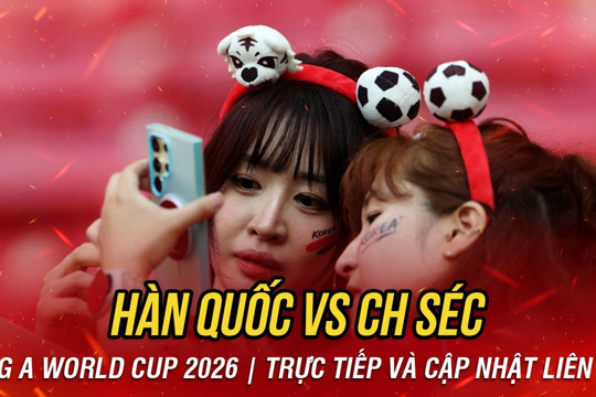 TRỰC TIẾP Hàn Quốc 0-0 CH Séc bảng A World Cup 2026: Son Heung-min đá chính