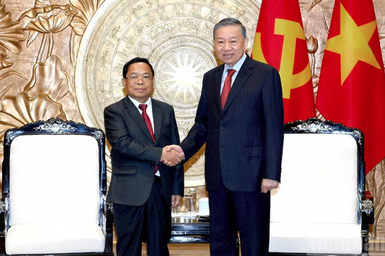 Tổng Bí thư, Chủ tịch nước Tô Lâm tiếp Bộ trưởng Bộ Tư pháp Lào