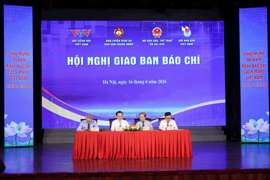 Hội nghị giao ban Báo chí nhân kỷ niệm 101 năm ngày Báo chí cách mạng Việt Nam