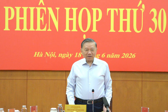 Tổng Bí thư, Chủ tịch nước chủ trì phiên họp về phòng chống tham nhũng, lãng phí