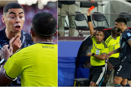 World Cup 2026 chứng kiến thẻ đỏ lịch sử đầu tiên vì hành vi che miệng