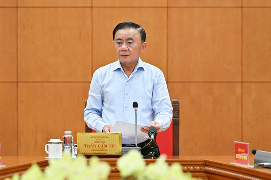 Thường trực Ban Bí thư họp với Văn phòng Trung ương Đảng về dự án trọng điểm