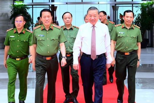 Tổng Bí thư, Chủ tịch nước Tô Lâm dự Hội nghị Đảng ủy Công an Trung ương