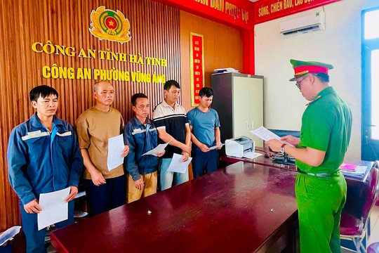 Khởi tố 5 đối tượng trộm cắp tài sản tại công trường nhà máy sản xuất mô tô điện