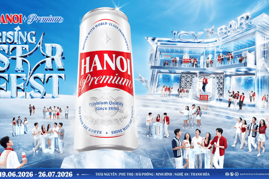 Hanoi Premium Rising Star Fest 2026: Trải nghiệm không gian Lifestyle Icy Bar thời thượng đổ bộ 6 tỉnh thành mùa hè này