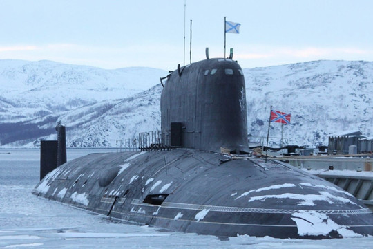 Hải quân Nga tiếp nhận Murmansk - tàu ngầm có khả năng mang tên lửa siêu thanh