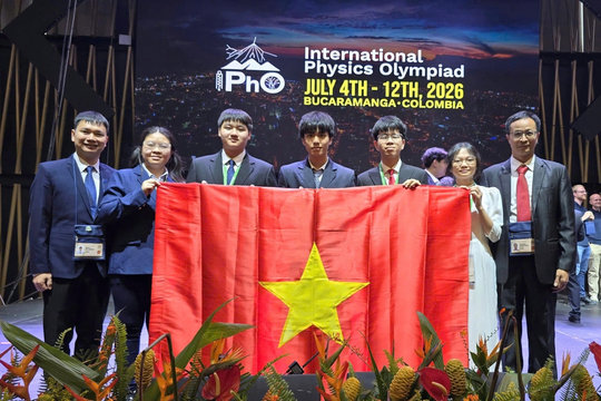 Việt Nam lập kỷ lục với 4 HCV tại Olympic Vật lý quốc tế 2026