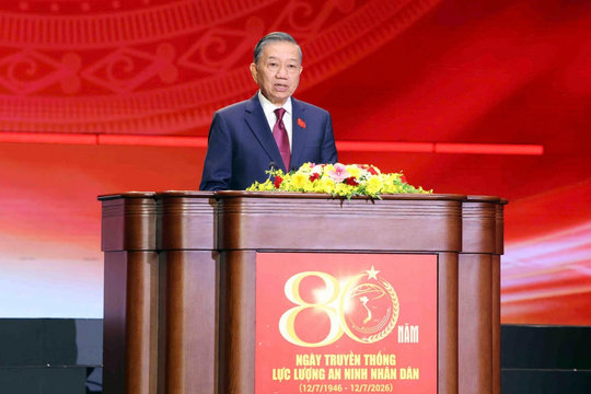 Tổng Bí thư, Chủ tịch nước Tô Lâm: An ninh trong kỷ nguyên mới phải hết sức chủ động, tỉnh táo