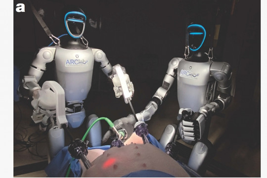 Mỹ dùng robot hình người của Trung Quốc thực hiện ca phẫu thuật lợn sống