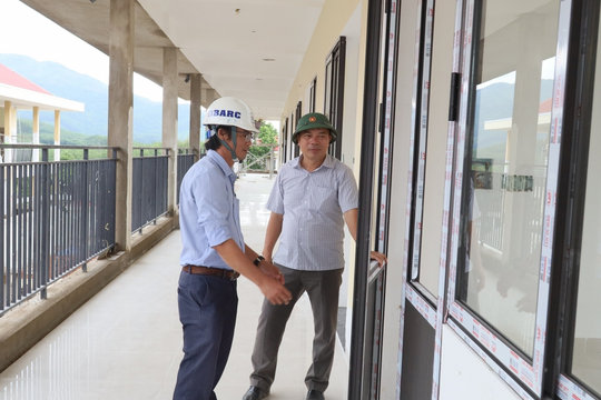 Quảng Ngãi gấp rút hoàn thành 4 điểm trường biên giới trước năm học mới