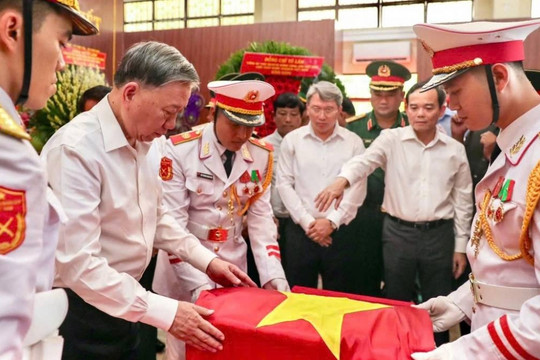 Tổng Bí thư, Chủ tịch nước Tô Lâm: Nhân dân ta, Đảng ta không bao giờ quên những người đã hy sinh vì đất nước