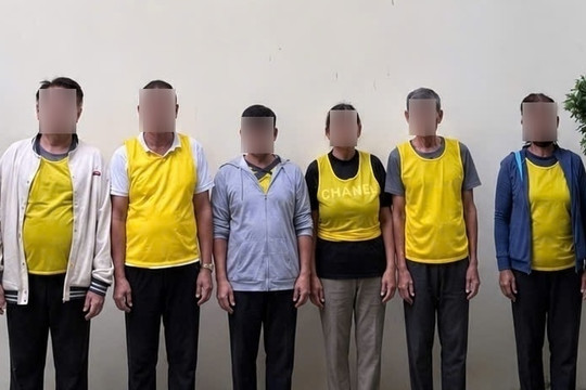 Bắt 6 đối tượng người Philippines dàn cảnh đánh bạc bằng "đôla âm phủ"