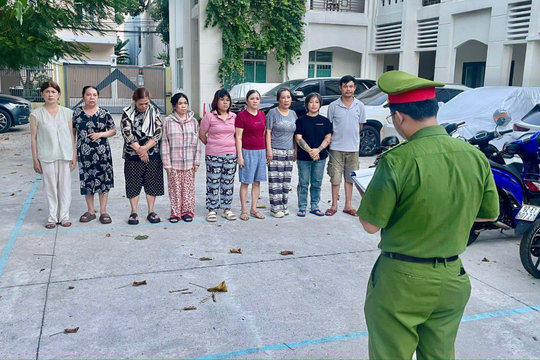 Bắt nhóm 'nữ quái' cầm đầu đường dây lô đề gần 8 tỷ đồng ở Đà Nẵng