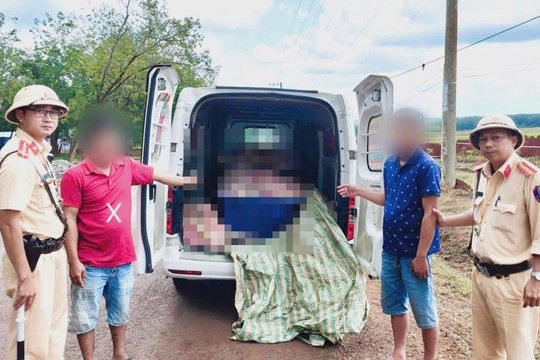Cảnh sát giao thông Đồng Nai vạch trần vụ chở hơn 1 tấn thịt heo bẩn