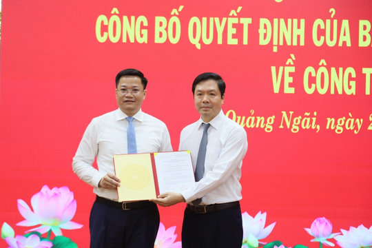 Thứ trưởng Bộ Tài chính Nguyễn Đức Tâm giữ chức Phó Bí thư Tỉnh ủy Quảng Ngãi