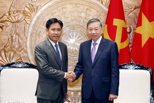 Tổng Bí thư, Chủ tịch nước tiếp Chánh án Tòa án nhân dân Tối cao CHDCND Lào