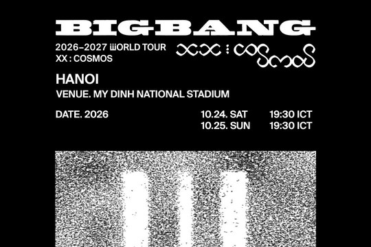 G-Dragon, Taeyang và Daesung sẽ đến Hà Nội với hai đêm diễn vào tháng 10