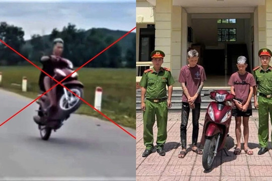 Đi trộm xe máy còn "bốc đầu" đăng lên Tiktok, nam thanh niên bị khởi tố