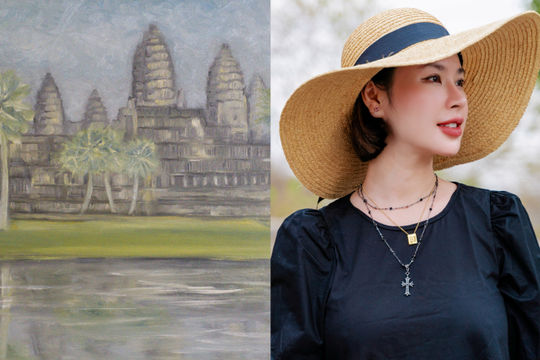Hoạ sĩ Đặng Thanh Huyền mang vẻ đẹp dòng Mekong vào hội họa
