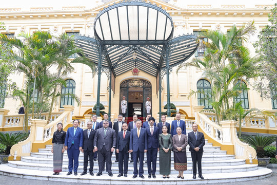 Tổng Bí thư, Chủ tịch nước Tô Lâm tiếp Đại sứ, Đại biện các nước ASEAN tại Hà Nội