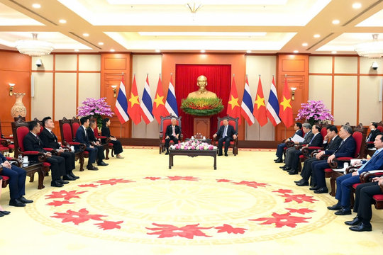 Tổng Bí thư, Chủ tịch nước tiếp Chủ tịch Quốc hội kiêm Chủ tịch Hạ viện Thái Lan