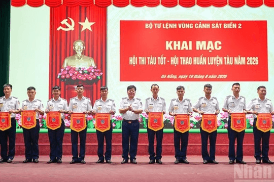 Vùng Cảnh sát biển 2 khai mạc “Hội thi tàu tốt-Hội thao huấn luyện tàu” năm 2026