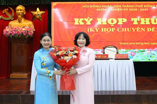 Bà Nguyễn Thị Cát Tiên được bầu làm Phó Chủ tịch thành phố Đồng Nai