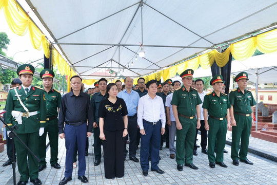 Thái Nguyên lấy mẫu ADN hài cốt liệt sĩ tại Mỹ Yên, Đại Từ