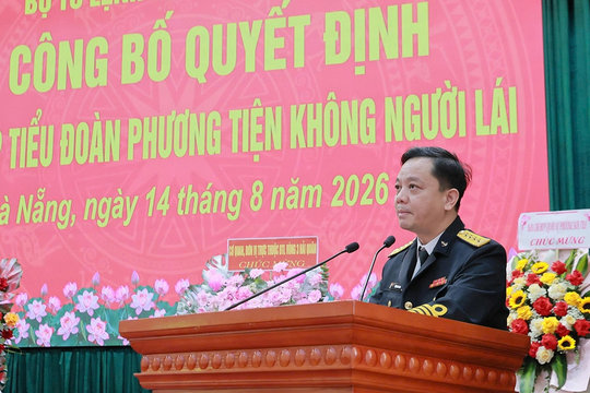Vùng 3 Hải quân thành lập Tiểu đoàn Phương tiện không người lái